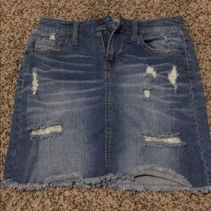 Cute denim skirt